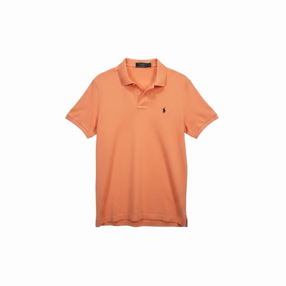 Polo Polo Ralph Lauren Men's Classic Fit Shirt Salmon Peach Cotton Pony Logo